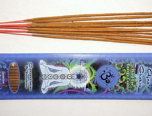 Vonné tyčinky - čakrové - 6.č.AJŇA vhodné pro harmonizaci energetických center, čaker, čakrové vonné tyčinky