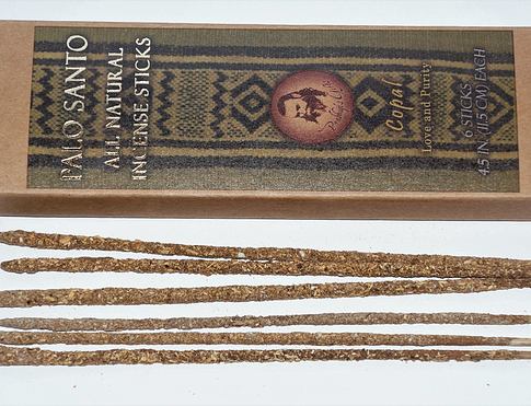 Šamanské tyčinky - PALO SANTO a kopál vonné tyčinky vhodné jako alternativa k vykuřovadlům s očistnými, relaxačními či spirituálními účinky