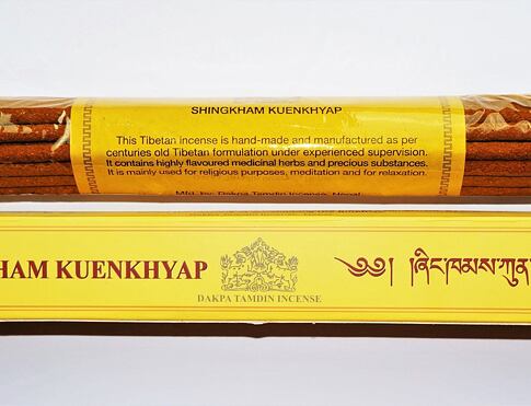 Vonné tyčinky  - DAKPA TAMDIN - SHINGKHAM KUENKHYAP přírodní řemeslné tradiční himálajské vonné tyčinky vhodné k čištění a meditaci