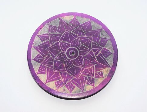 Stojánek na tyčinky/mastek /7.č.Sahasrara - fialový