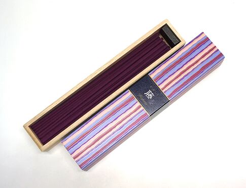 Vonné tyčinky - Kayuragi WISTERIA, Nippon Kodo  luxusní vonné tyčinky s minimem kouře pro provonění prostoru a vytvoření relaxační atmosféry