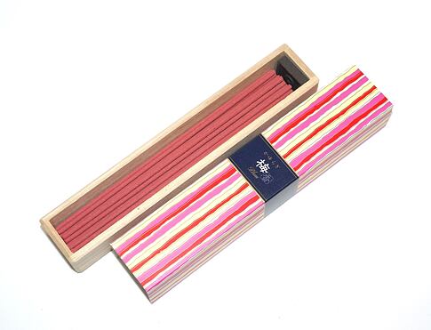 Vonné tyčinky - Kayuragi PLUM, Nippon Kodo  luxusní vonné tyčinky s minimem kouře pro provonění prostoru a vytvoření relaxační atmosféry