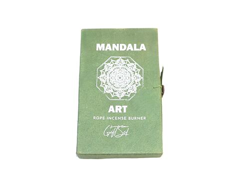 Stojánek - kov na vykuřovací provázky/ Mandala /set