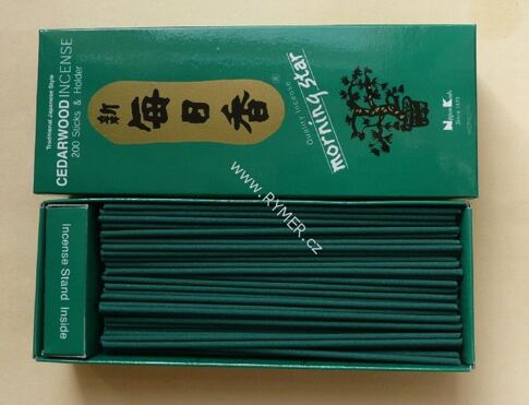 Vonné tyčinky - Morning Star CEDARWOOD, Nippon Kodo