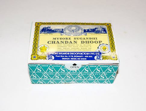CHANDAN DHOOP  - santalové válečky přírodní  vonné kužílky, agarbathi vhodné k provonění prostoru s ušlechtilou vůní
