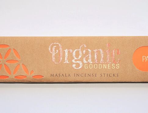 Vonné tyčinky - Organic PATCHOULI přírodní vonné tyčinky, agarbathi vhodné k provonění prostoru s ušlechtilou vůní