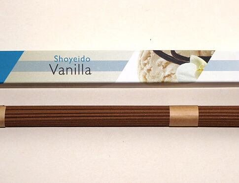 Vonné tyčinky - Overtones - VANILLA, Shoyeido  luxusní vonné tyčinky s minimem kouře pro provonění prostoru a vytvoření relaxační atmosféry