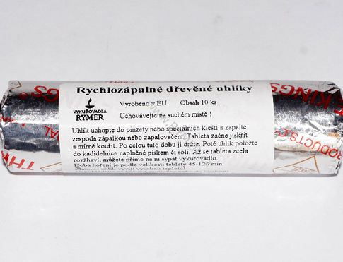UHLÍKY THREE KINGS, velké rychlozápalné uhlíky vhodné k pálení vykuřovadel a vykuřovacích směsí, také do vodní dýmky- shisha 