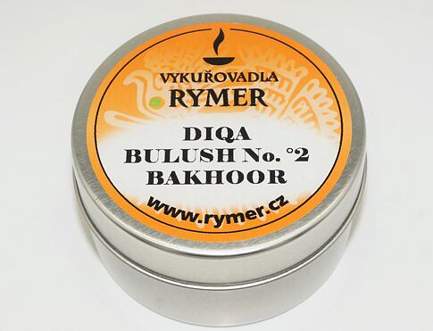 Diqa Bulush No.°2 Bakhoor nebo bakhor, bakhur, oud je vykuřovací směs s omamnou orientální vůní jež harmonizuje energie a přináší povznesenou náladu, parfém ve vykuřovadle