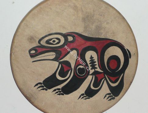 Malba na šamanský buben - 40cm - medvěd