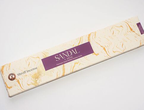 Vonné tyčinky - SHROFF SANDAL SPECIAL přírodní luxusní vonné tyčinky, agarbathi vhodné k provonění prostoru s ušlechtilou vůní