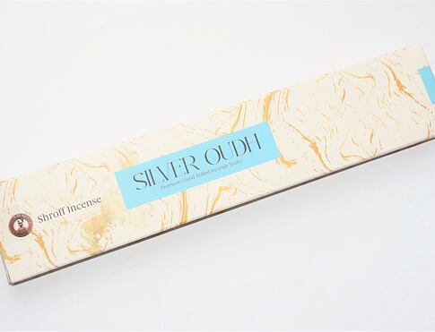 Vonné tyčinky - SHROFF SILVER OUDH přírodní luxusní vonné tyčinky, agarbathi vhodné k provonění prostoru s ušlechtilou vůní
