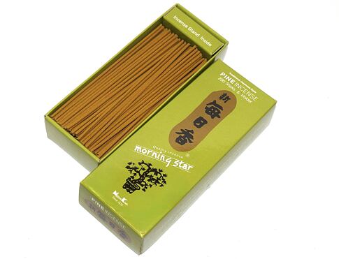 Vonné tyčinky - Morning Star PINE, Nippon Kodo  luxusní vonné tyčinky s minimem kouře pro provonění prostoru a vytvoření relaxační atmosféry