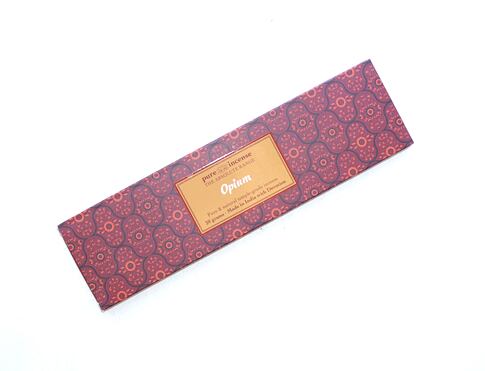 Vonné tyčinky - Pure Incense, Absolute Opium přírodní luxusní vonné tyčinky, agarbathi vhodné k provonění prostoru s ušlechtilou vůní