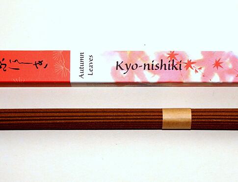 Vonné tyčinky - Daily Incense -  KYO-NISHIKI, Shoyeido  luxusní vonné tyčinky s minimem kouře pro provonění prostoru a vytvoření relaxační atmosféry