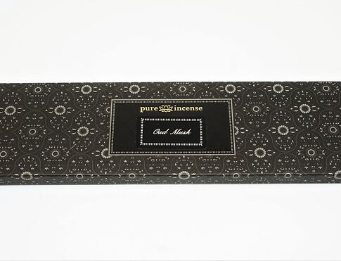 Vonné tyčinky - Pure Incense, Oud Musk  přírodní luxusní vonné tyčinky, agarbathi vhodné k provonění prostoru s ušlechtilou vůní