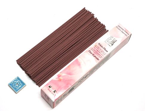 Vonné tyčinky - Ka fuh - WHITE PLUM, Nippon Kodo  luxusní vonné tyčinky s minimem kouře pro provonění prostoru a vytvoření relaxační atmosféry