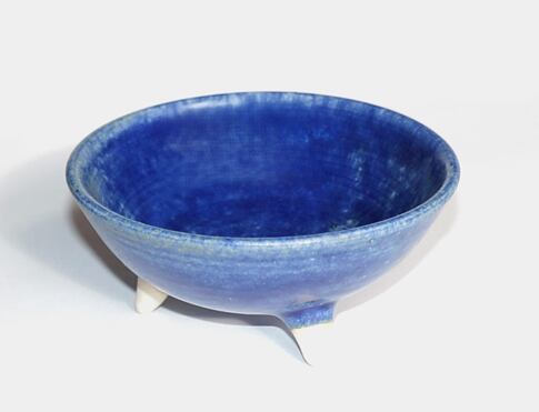 Kadidelnice keramická, miska tm. modrá