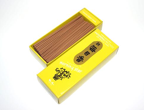 Vonné tyčinky - Morning Star PATCHOULI, Nippon Kodo  luxusní vonné tyčinky s minimem kouře pro provonění prostoru a vytvoření relaxační atmosféry
