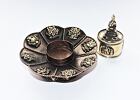 Stojánek Tibet/kovový - měď /šťastné symboly