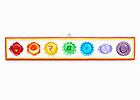Dřevořezba 7 čaker z Nepálu, ručně vyřezávaný symbol harmonie