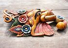 GANESHA dřevěná maska, béžová´symbol požehnání, stability a duchovního vedení, podporuje začátky, přináší do prostoru klid a harmonii 