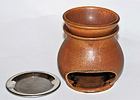 VYKUŘOVACÍ PÍCKA a AROMALAMPA, hnědá vhodná k jemnému pálení vykuřovadla či zahřátí éterických olejů při aromaterapii