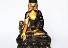 BUDDHA soška, dřevo soška znázorňující buddhistické postavy pro šíření kladné energie