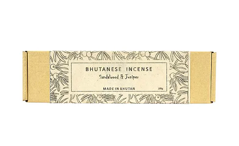 BHUTANEASE INCENSE Sandalwood & Juniper, nové dárkově balené vonné tyčinky od NADO POIZOKHANG