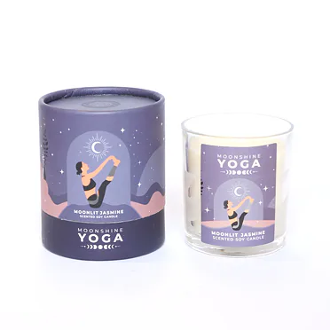 Svíce Moonshine Yoga, MOONLIT JASMINE ( jasmín v měsíčním svitu )