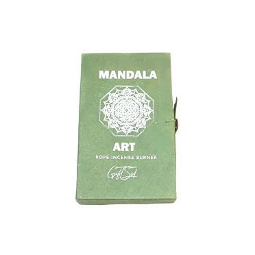 Stojánek - kov na vykuřovací provázky/ set Mandala