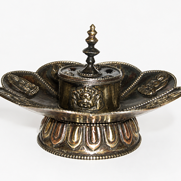 Stojánek kovový – motiv Buddha