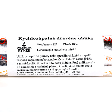 Rychlozápalné uhlíky Three Kings na vykuřování – velké