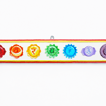 DŘEVOŘEZBA 7 čaker – závěsný symbol rovnováhy a energie