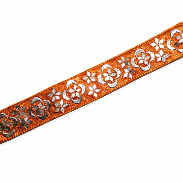 Stojánek - lyže/ dřevo-orient /oranžový