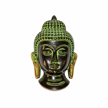 Buddha – bronz, zelená patina