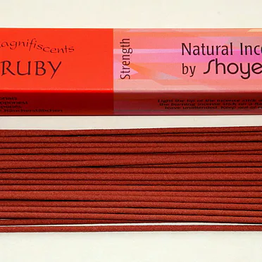 Vonné tyčinky - Magnifiscents - RUBY, Shoyeido
