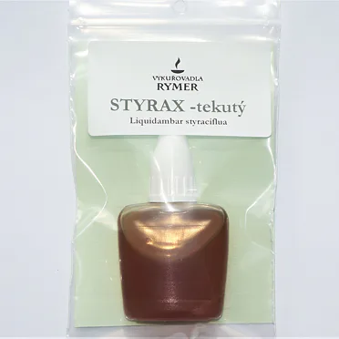 STYRAX, tekutá pryskyřice