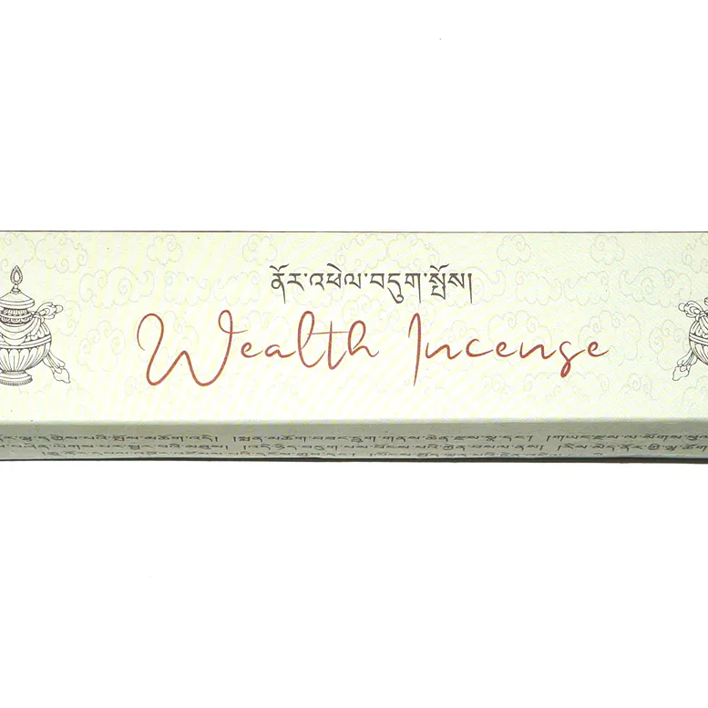 Vonné tyčinky - Nado Poizokhang/WEALTH INCENSE vzácné ručně vyrobené řemeslné čistě přírodní vonné tyčinky k očistě, ochraně a meditaci z himálajského Království Bhútán