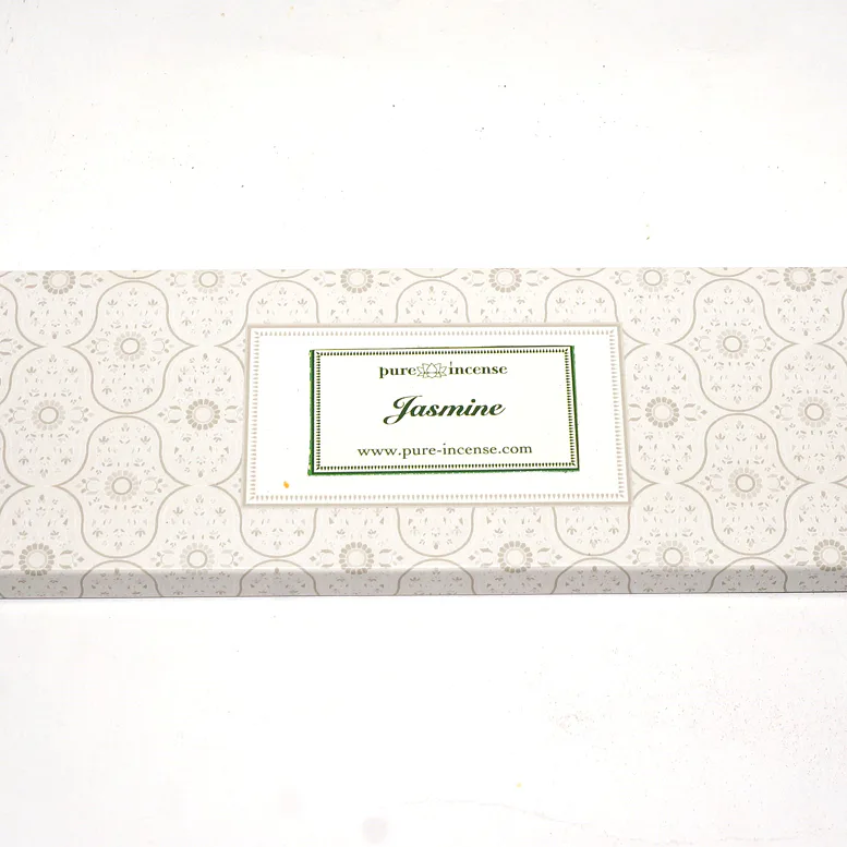Vonné tyčinky - Pure Incense, Jasmine  přírodní luxusní vonné tyčinky, agarbathi vhodné k provonění prostoru s ušlechtilou vůní