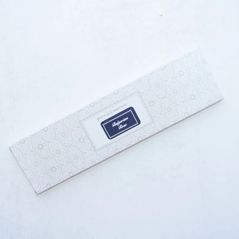 Vonné tyčinky - Pure Incense, Bulgarian Rose  přírodní luxusní vonné tyčinky, agarbathi vhodné k provonění prostoru s ušlechtilou vůní