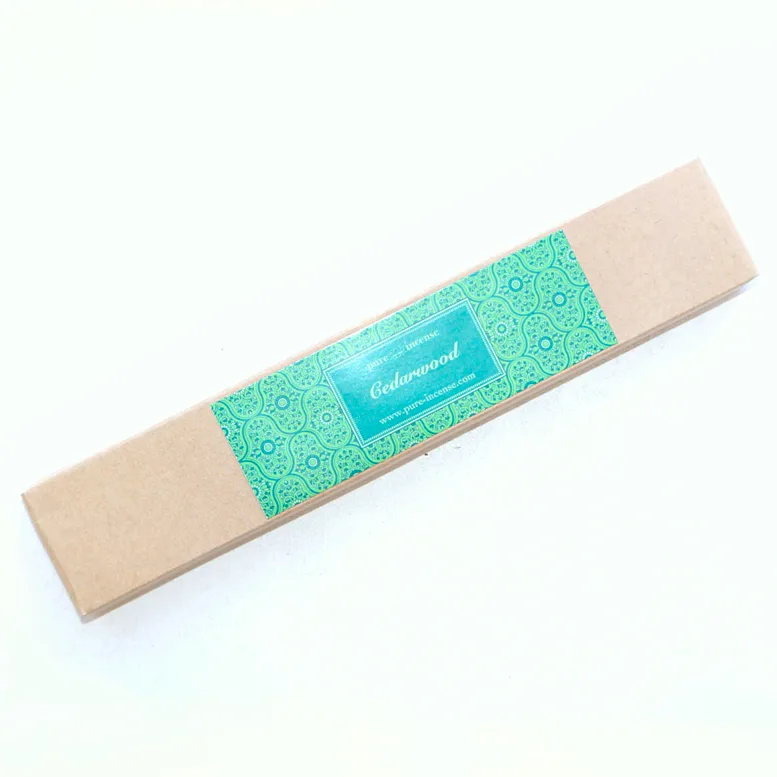 Vonné tyčinky - Pure Incense Cedarwood 50g přírodní luxusní vonné tyčinky, agarbathi vhodné k provonění prostoru s ušlechtilou vůní