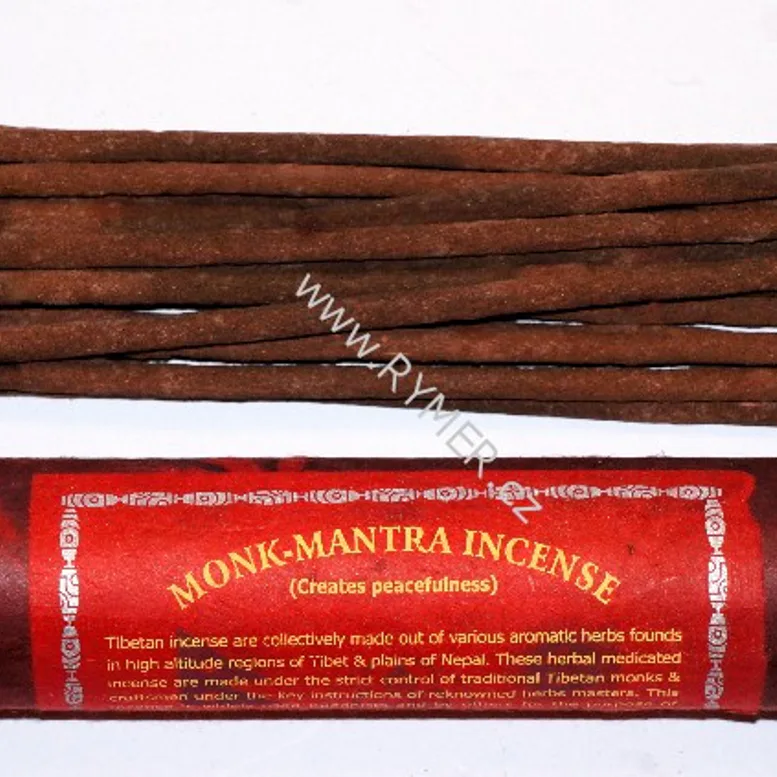 Vonné tyčinky - Monk Mantra Incense  přírodní řemeslné tradiční himálajské vonné tyčinky vhodné k čištění a meditaci