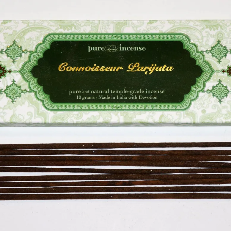 Vonné tyčinky - Pure Incense, Parijata  přírodní luxusní vonné tyčinky, agarbathi vhodné k provonění prostoru s ušlechtilou vůní