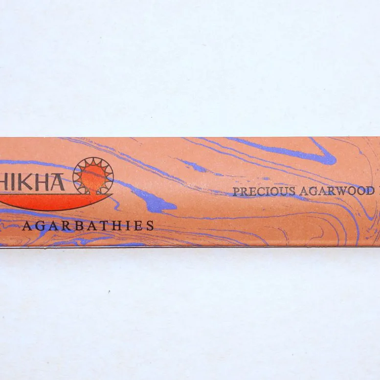 AUROSHIKHA Agarwood  přírodní vonné tyčinky, agarbathi vhodné k provonění prostoru s ušlechtilou vůní