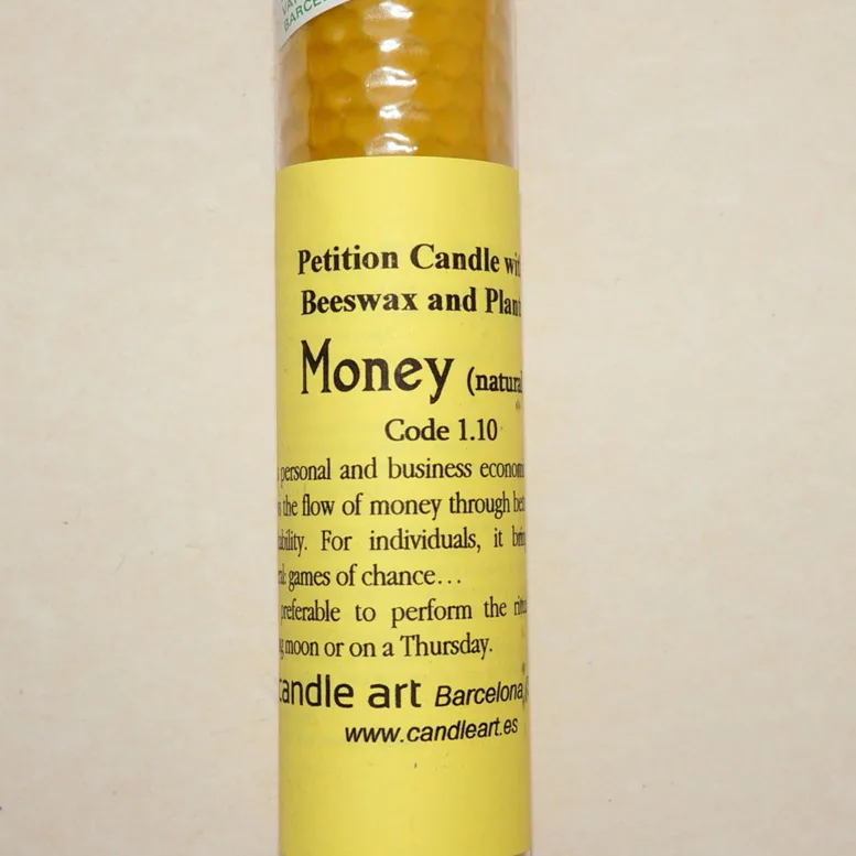 Svíce (natural) peníze, vonné a terapeutické svíce se silnou energií a působením