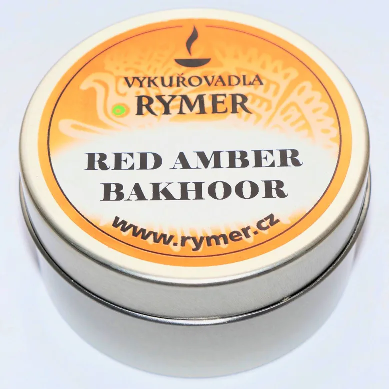 Red Amber Bakhoor nebo bakhor, bakhur, oud je vykuřovací směs s omamnou orientální vůní jež harmonizuje energie a přináší povznesenou náladu, parfém ve vykuřovadle