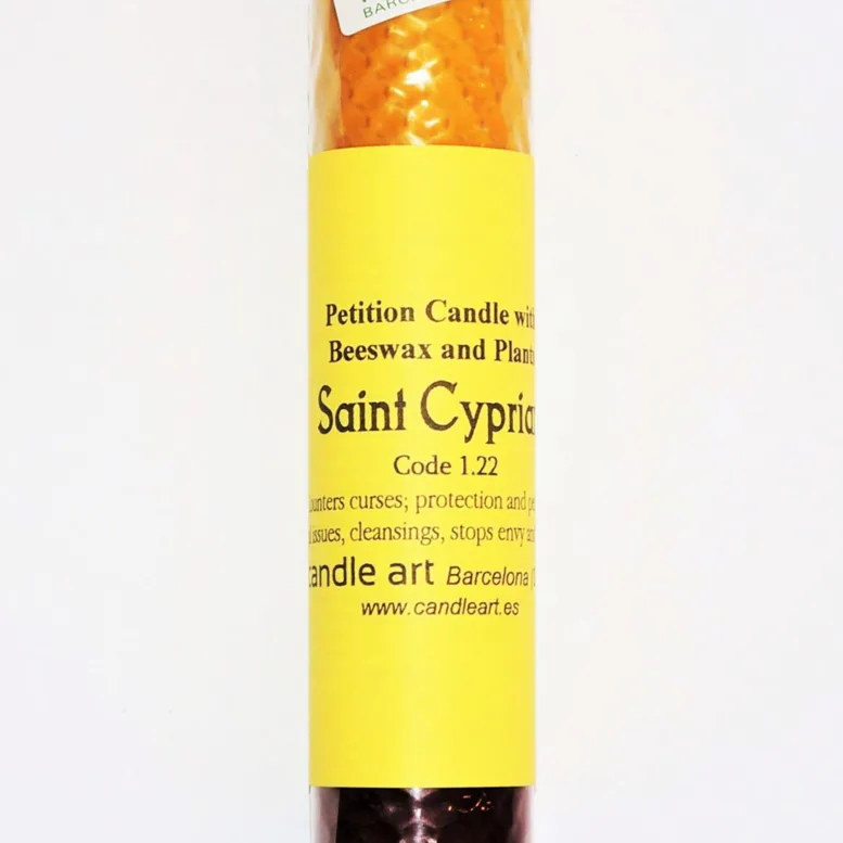 Svíce léčivá, rituální - /Svatý Cyprian, vonné a terapeutické svíce se silnou energií a působením