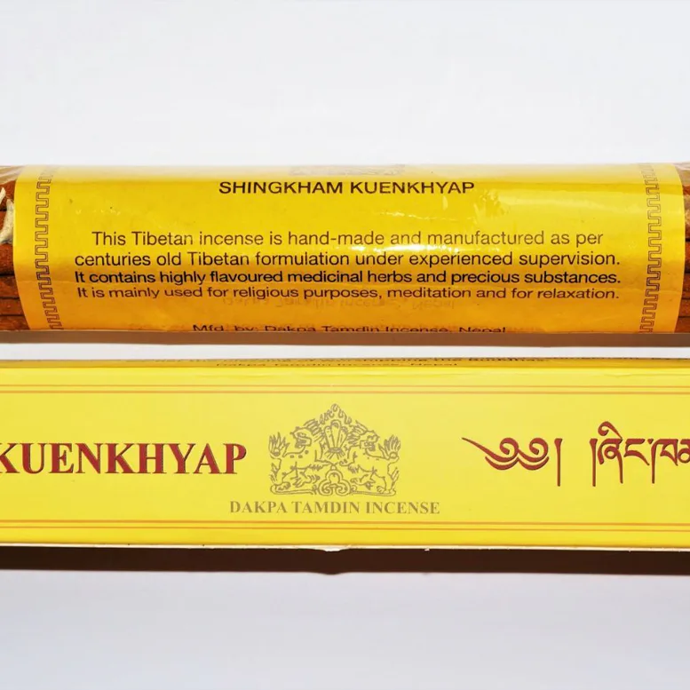 Vonné tyčinky  - DAKPA TAMDIN - SHINGKHAM KUENKHYAP přírodní řemeslné tradiční himálajské vonné tyčinky vhodné k čištění a meditaci