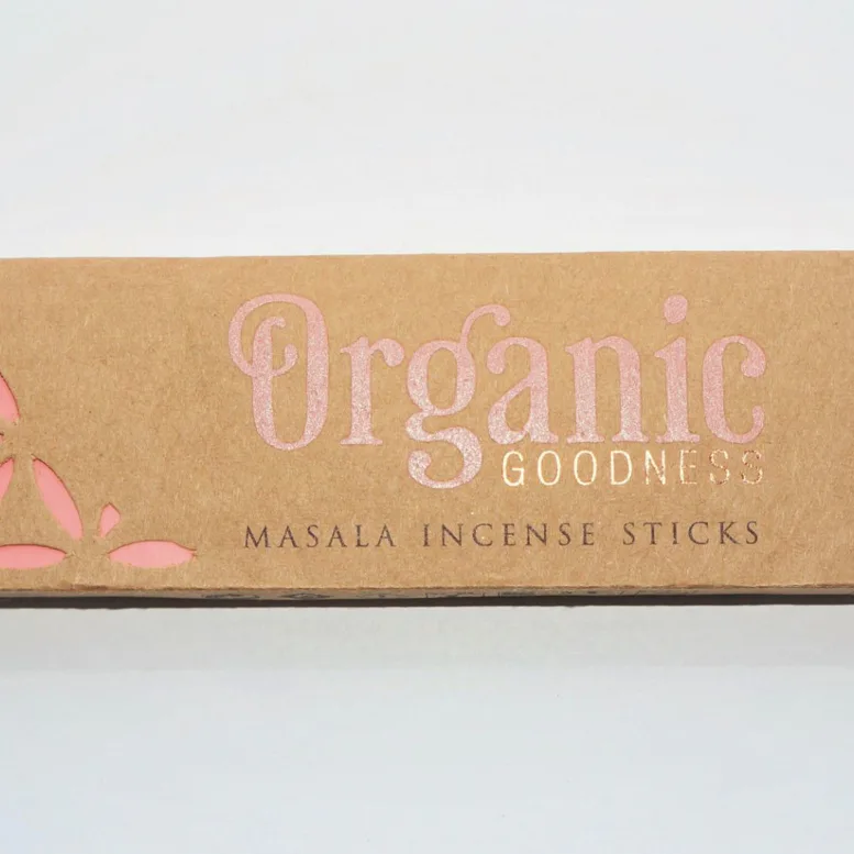 Vonné tyčinky - Organic FRANKINCENSE přírodní vonné tyčinky, agarbathi vhodné k provonění prostoru s ušlechtilou vůní
